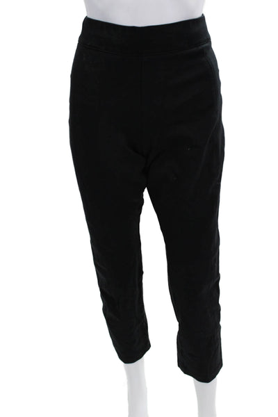 Spanx Womens Cropped Ankle Pants Black Size S