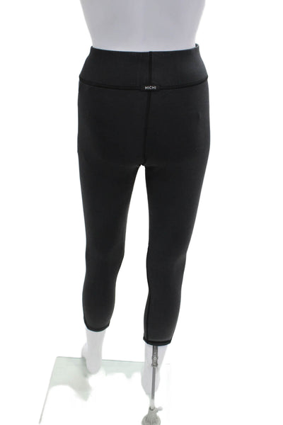 Michi Womens Capri Cropped Black Leggings Size XS
