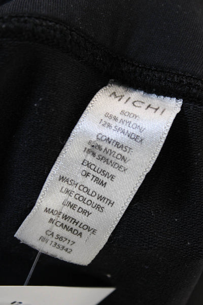 Michi Womens Capri Cropped Black Leggings Size XS