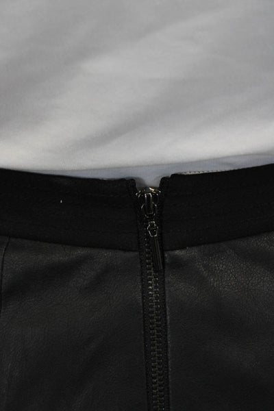 Rebecca Taylor Women A-Line Skater Skirt Black Size 0