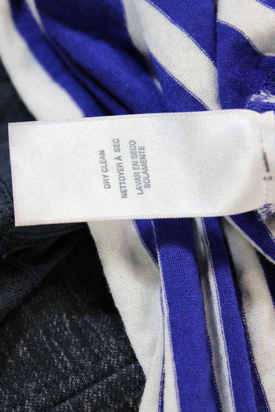 Ella Moss Womens Striped Blue Camisole Rayon Spandex Size S
