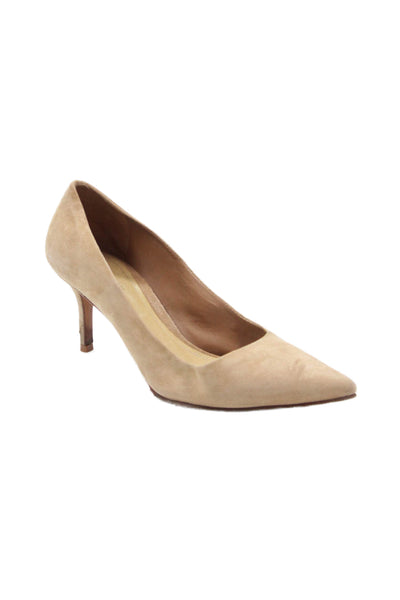 Schutz Womens Pointed Toe Slip On Heel Pumps Nude Size 9