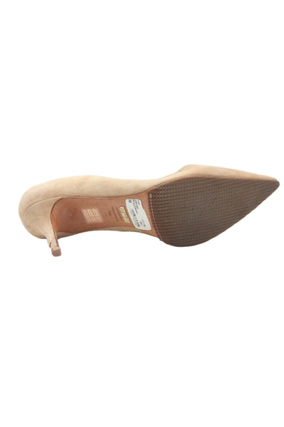 Schutz Womens Pointed Toe Slip On Heel Pumps Nude Size 9