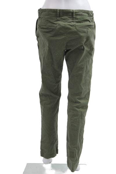 J Crew Mens Green Chinos Size L