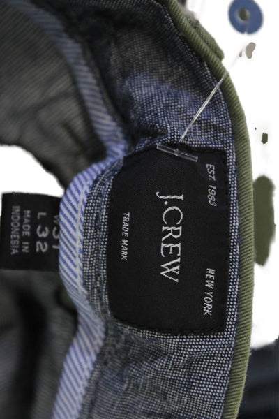 J Crew Mens Green Chinos Size L