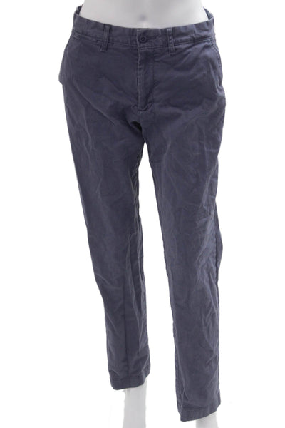 J Crew Mens Chino Khakis Dark Blue Size L