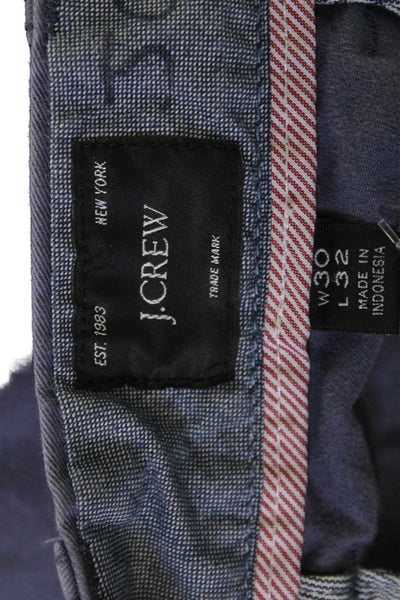 J Crew Mens Chino Khakis Dark Blue Size L