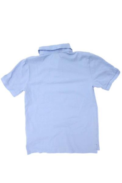 Polo Ralph Lauren Boys Short Sleeve Button Up Polo Shirt Blue Size L