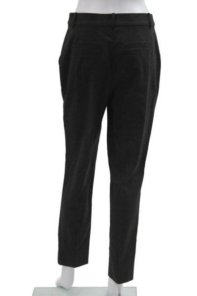 Brooks Brothers Womens Ankle Dress Pants Brown Wool Size 2