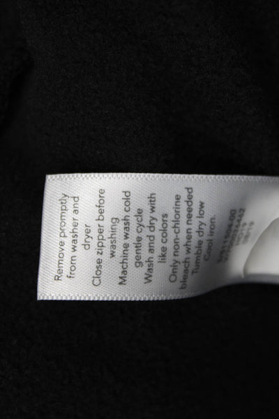 Athleta Women Black Animal Print Full-Zip Hoodie Size M