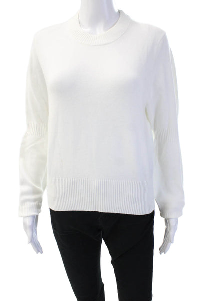 French Connection Women Cashmere Pullover Sweater White Size XS