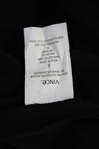 Vince Women Sleeveless Black Jumpsuit Crewneck Solid Size 2
