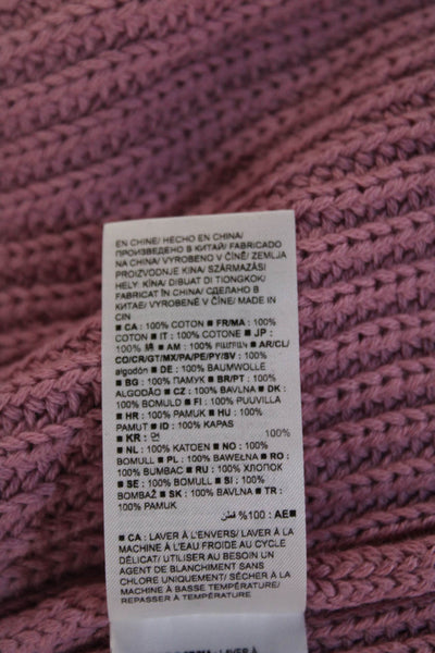 Banana Republic Womens Sleeveless V-Neck Cotton Tank Pink Size M