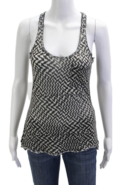 Rag & Bone Womens Basic Black Sleeveless Tank Size S
