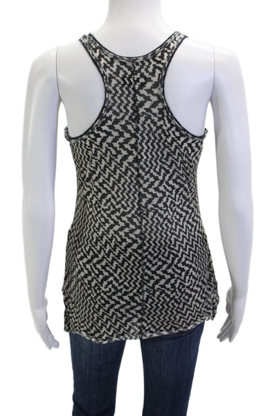 Rag & Bone Womens Basic Black Sleeveless Tank Size S