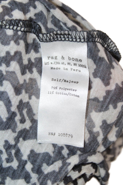 Rag & Bone Womens Basic Black Sleeveless Tank Size S