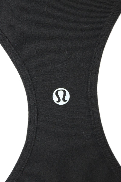 Lululemon Womens Black Nylon Basic Sleeveless Tank Size 6