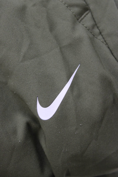 Nike Boys Elastic Waist Tapered Leg Jogger Pants Olive Green Size S