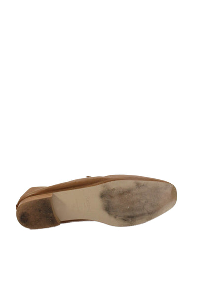 Flattered Womens Lined Slip On Flat Shoes Nude Beige Size EUR 39