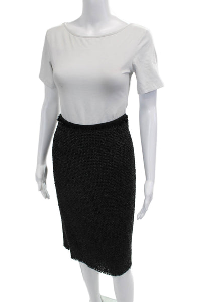 KaufmanFranco Womens Straight Pencil Skirt Black Size 8