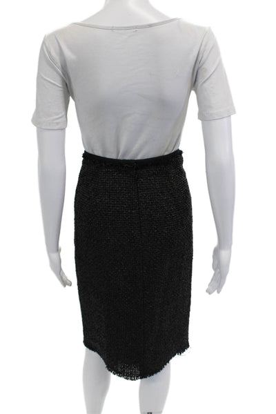 KaufmanFranco Womens Straight Pencil Skirt Black Size 8