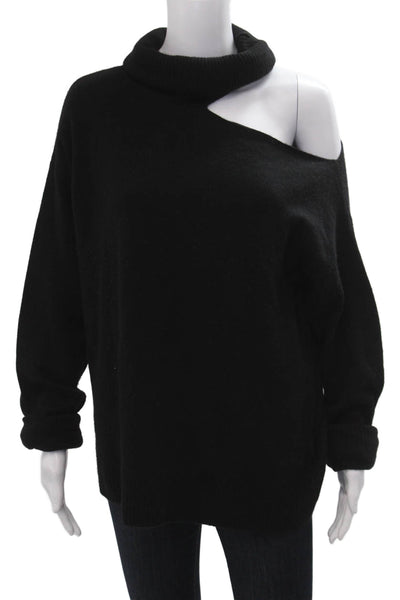 Paige Womens Pullover Turtleneck Sweater Black Size M