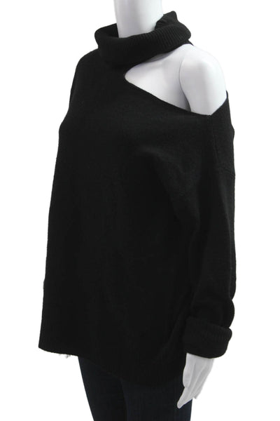 Paige Womens Pullover Turtleneck Sweater Black Size M