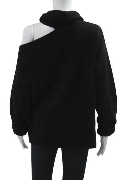 Paige Womens Pullover Turtleneck Sweater Black Size M
