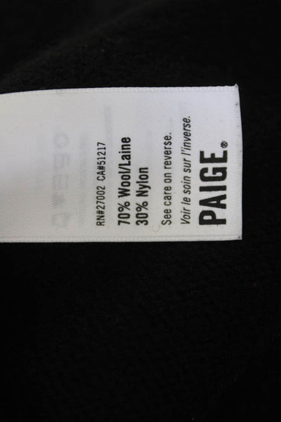Paige Womens Pullover Turtleneck Sweater Black Size M