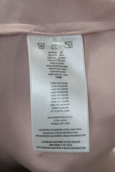 Michael Michael Kors Women Tunic Blouse Short Sleeve Beige Size M