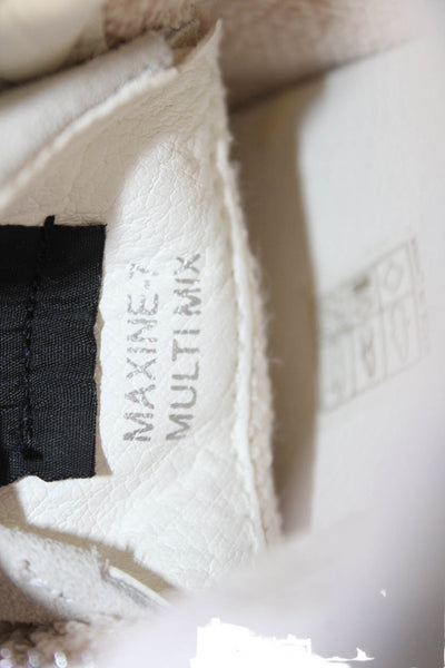 Vintage Havana Womens Star Studded High Top Sneakers Beige White Size 7