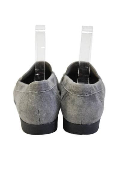 Ara Womens Slip On Round Toe Suede Loafers Gray Size UK 4.5