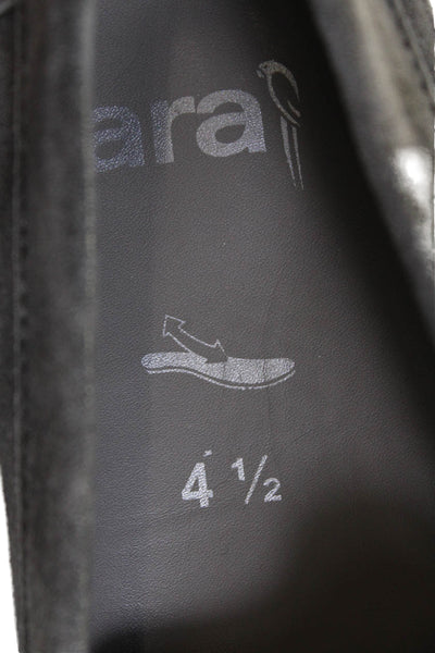 Ara Womens Slip On Round Toe Suede Loafers Gray Size UK 4.5