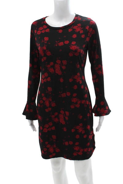 michael kors dress women Michael Michael Kors Women Shift Dress Black Long Sleeve Knee Length S