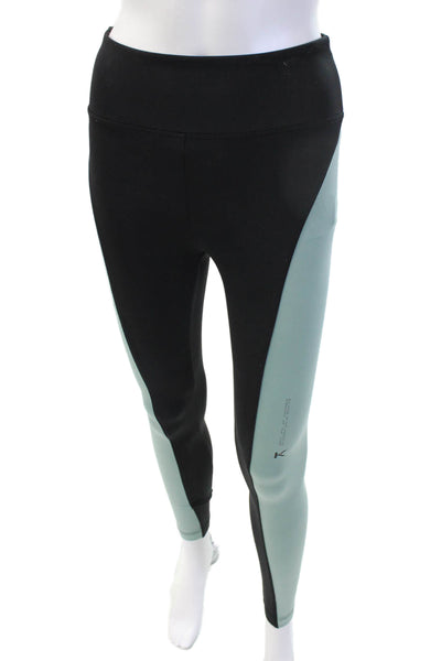 Koral Womens Ankle Jeggings Black Polyamide Lycra Solid Designer Size XS