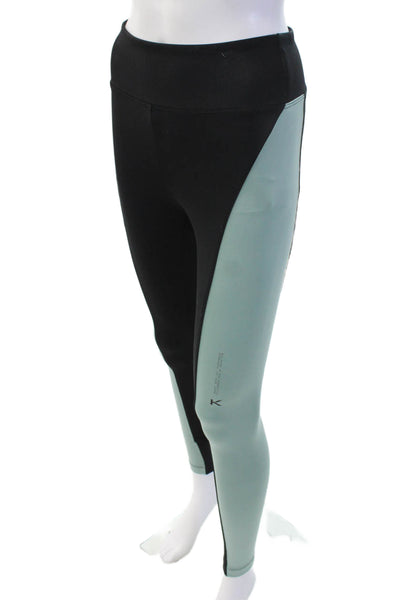 Koral Womens Ankle Jeggings Black Polyamide Lycra Solid Designer Size XS