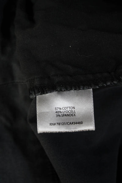 Eileen Fisher Womens Cropped Dark Gray Pants Size 14