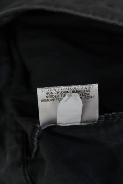 Eileen Fisher Womens Cropped Dark Gray Pants Size 14