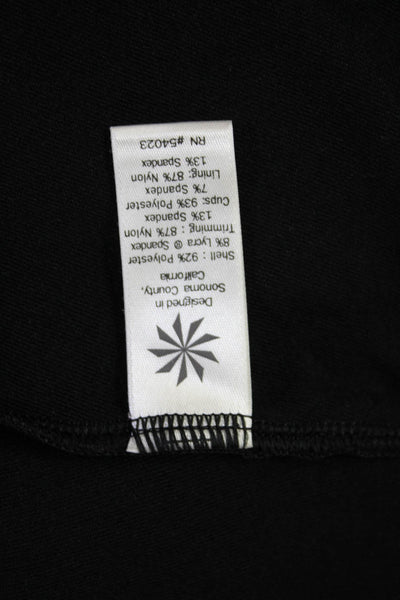 Athleta Womens Black Sleeveless Tunic Tank Round Neck Basic Size M