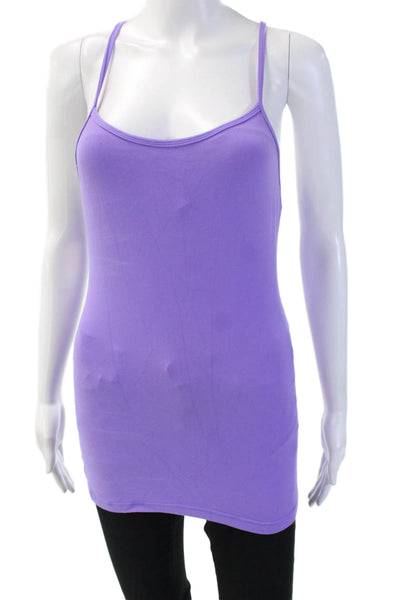 Lululemon Women Basic Camisole Purple Nylon Sleeveless Size S