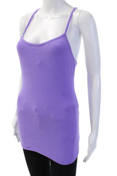 Lululemon Women Basic Camisole Purple Nylon Sleeveless Size S