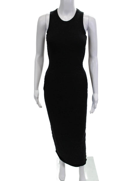 Standard James Perse Women Bodycon Tank Dress Black Cotton Size 00P