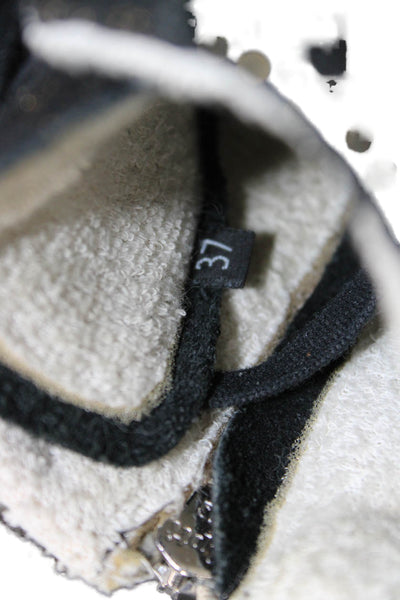 P448 Womens Skate High-Top Lace-Up Casual Sneakers Black Size 7.5