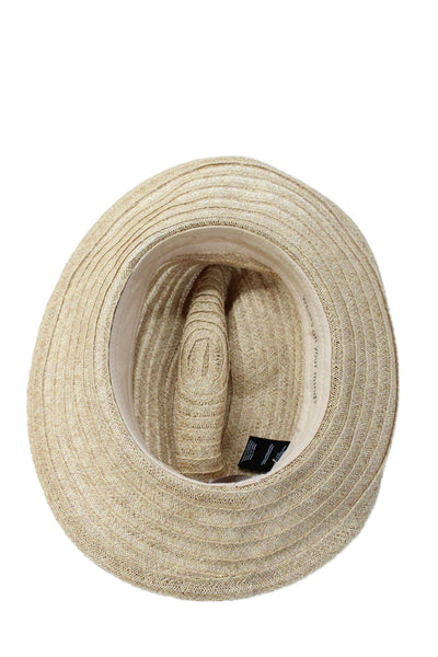 Bailey of Hollywood Womens Panama Poet Hat Beige Size Small