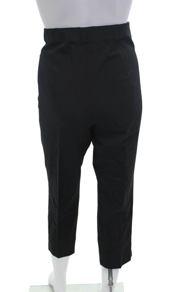 Seductive Women Cropped Capri Black Button Pants Size S