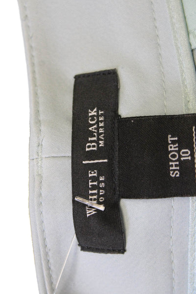 White House Black Market Unisex Light Blue Chino Shorts Size 10