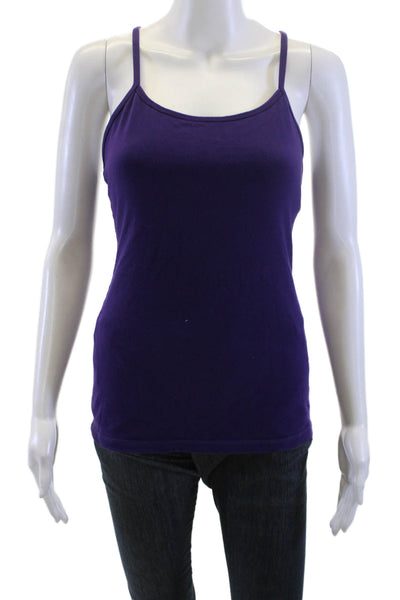 Lululemon Women Purple Nylon Camisole Round Neck Sleeveless Size S