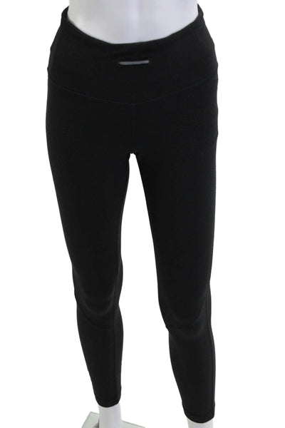Lululemon Womens Ankle Jeggings Black Nylon Solid Size 4