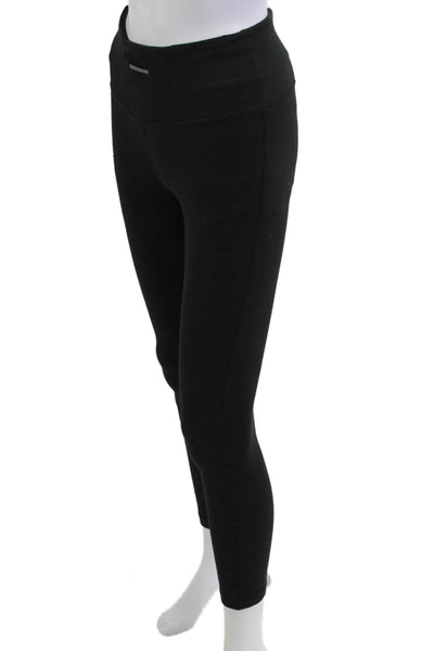 Lululemon Womens Ankle Jeggings Black Nylon Solid Size 4