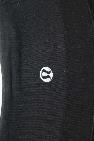 Lululemon Womens Ankle Jeggings Black Nylon Solid Size 4